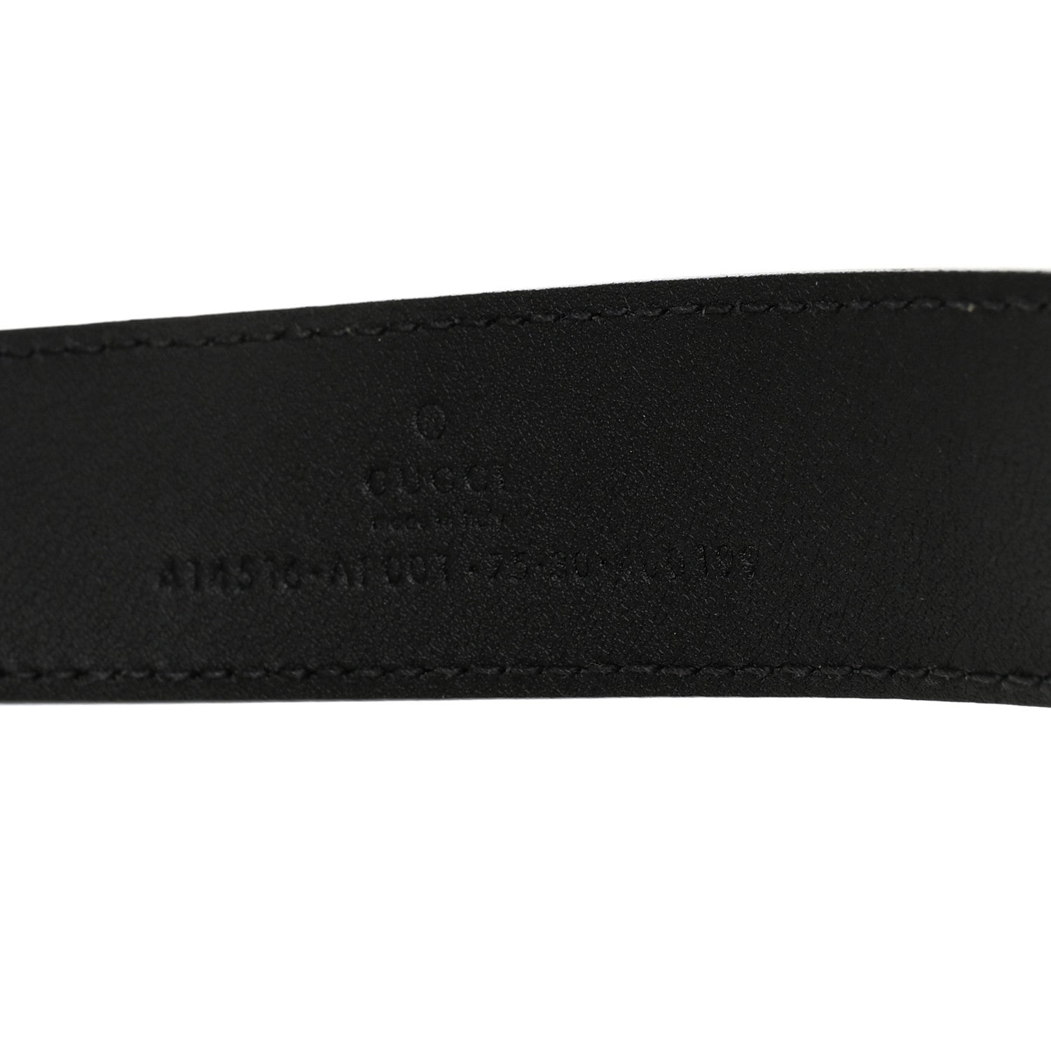 Gucci Calfskin Double G 30mm Belt 75 30 Black 3 of 5
