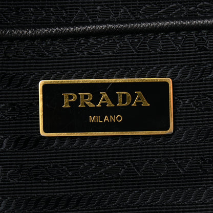 Prada Tessuto Nylon Saffiano Tote Black 5 of 8