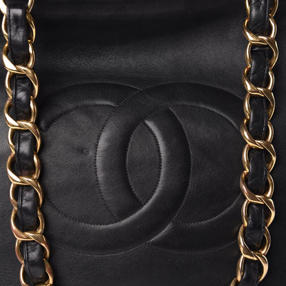 Chanel Lambskin CC Tote Black 15 of 24