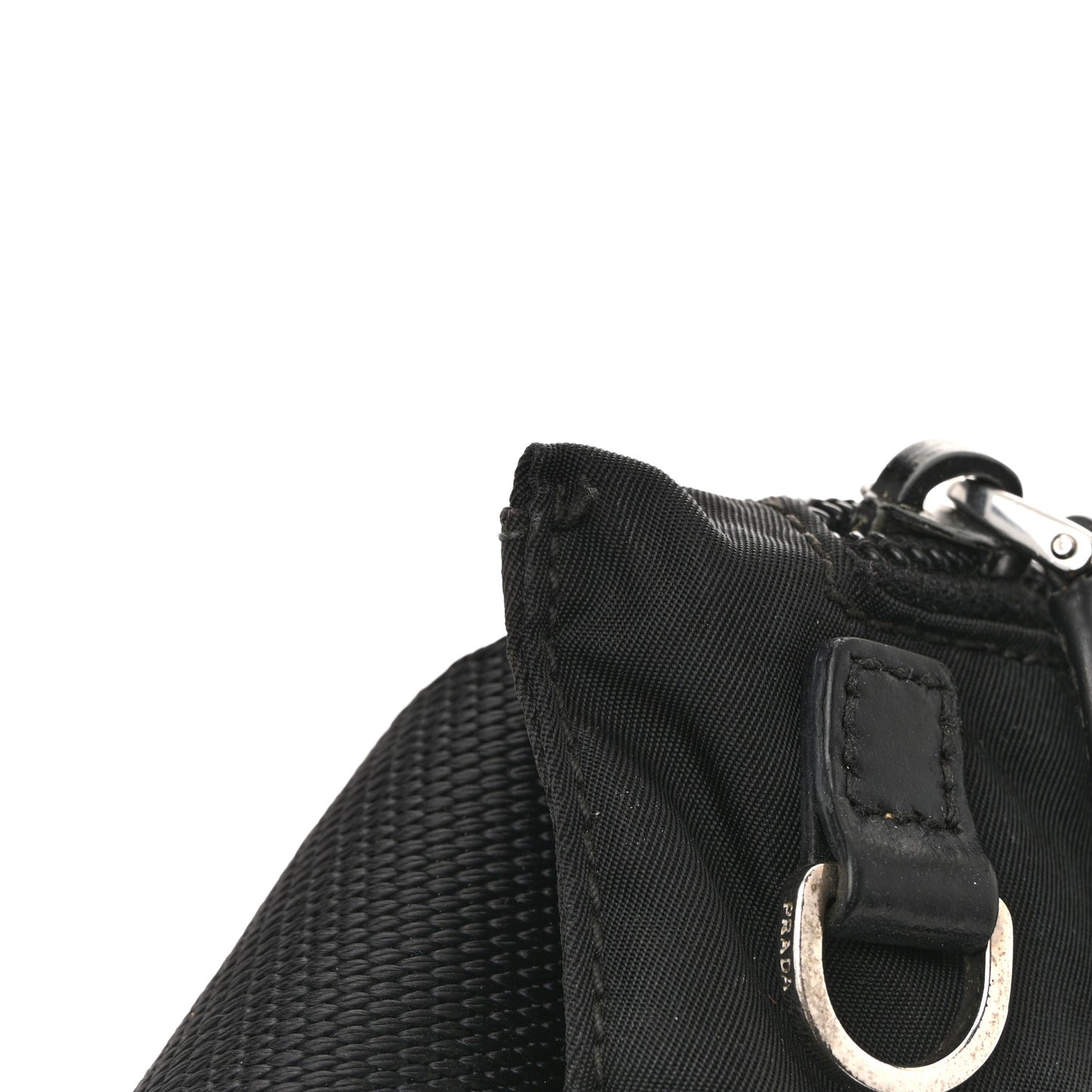 Tessuto Nylon Multi Pocket Belt Bag Black