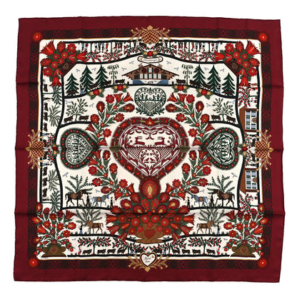 Hermes Silk Decoupages Scarf 90 1 of 3