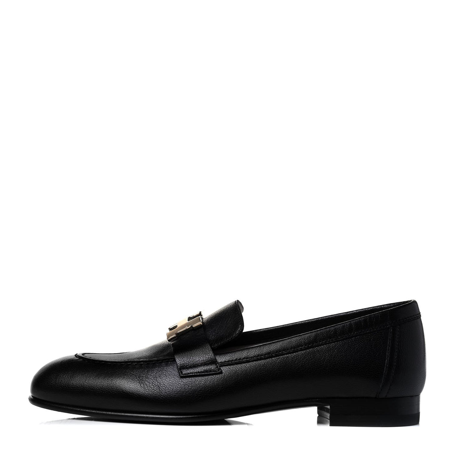 Goatskin Womens Paris Loafers 36 Black