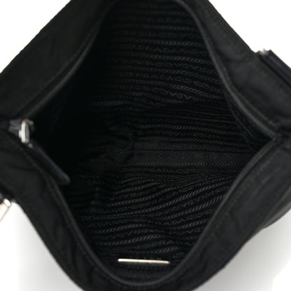 Prada Nylon Saffiano Flat Messenger Bag Black 5 of 12