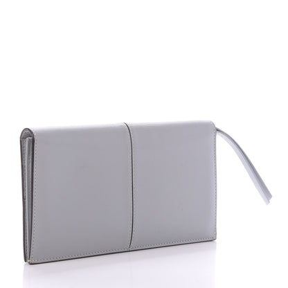 Celine Smooth Calfskin Large Symmetrical Multifunction Wallet Pearl Blue 3 of 12
