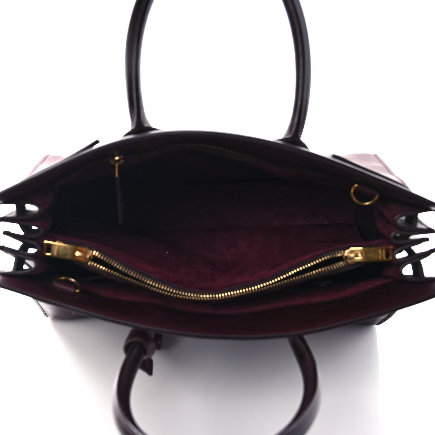 Saint Laurent Calfskin Small Sac De Jour Amarena 5 of 8