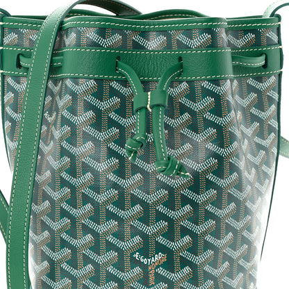 Goyard Goyardine Petit Flot Bucket Bag PM Green 7 of 9