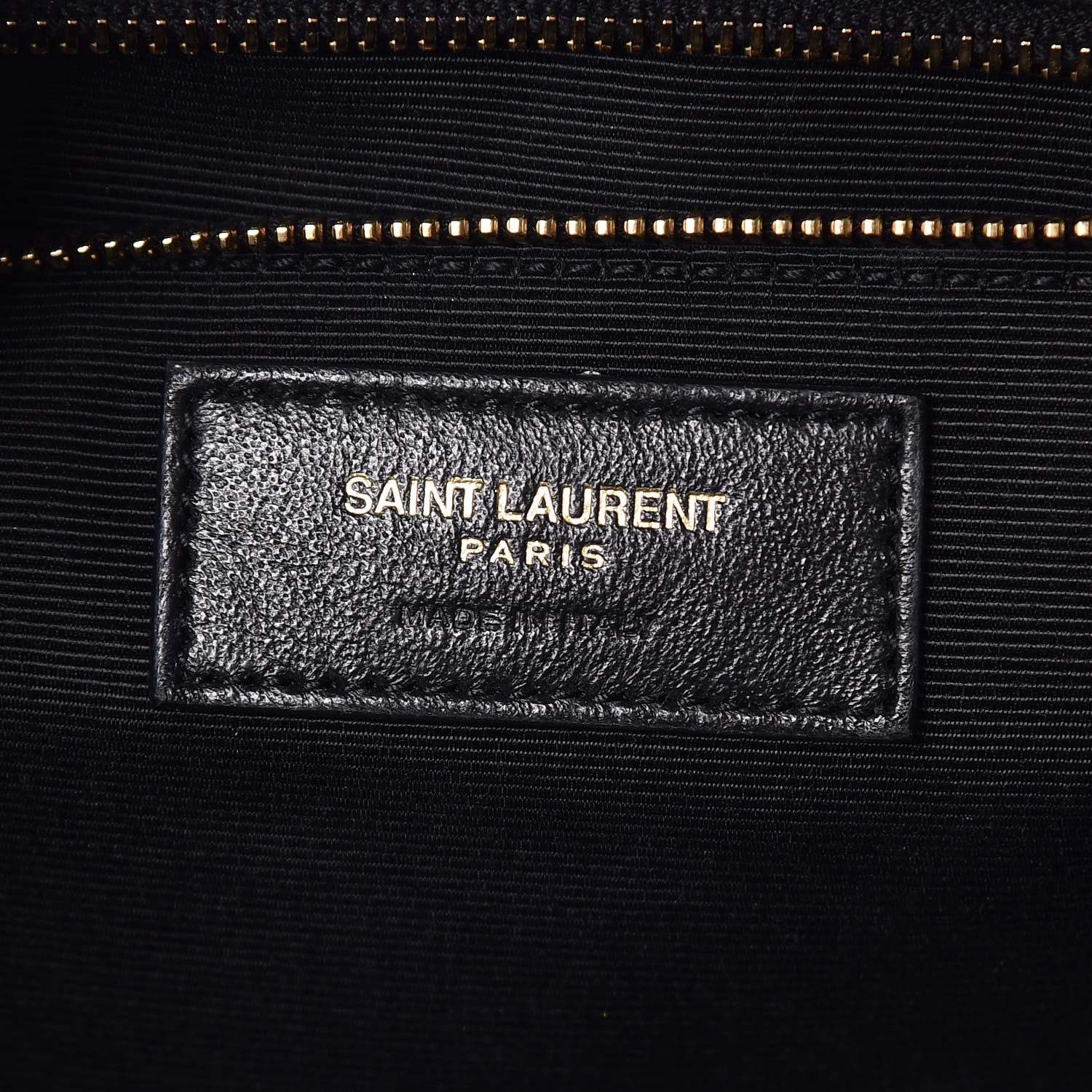 Saint Laurent Grain De Poudre Textured Mixed Matelasse Large Triquilt Monogram Satchel Black 7 of 11