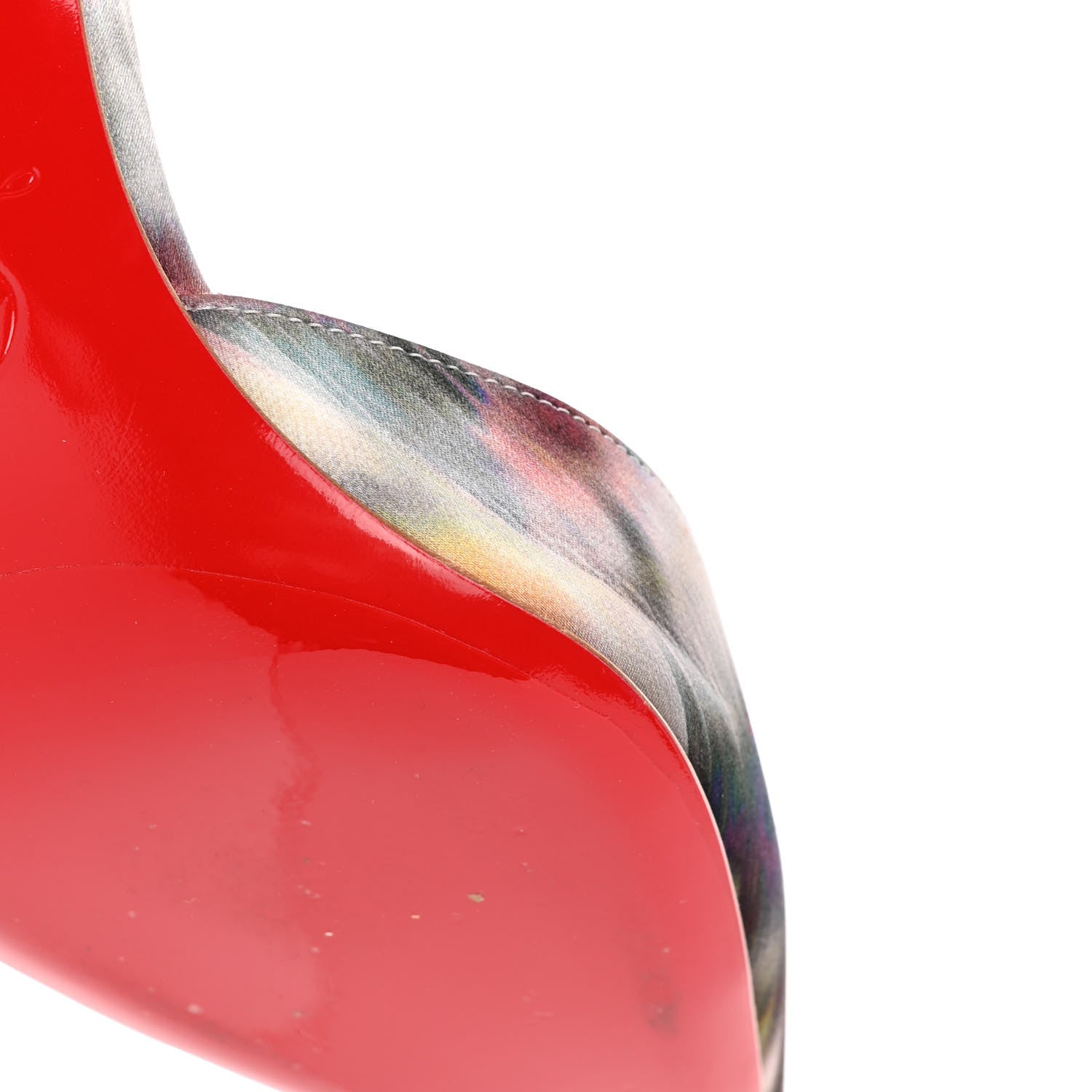 Christian Louboutin Satin Impressioniste Iriza 100 Pumps 39.5 Multicolor 16 of 19