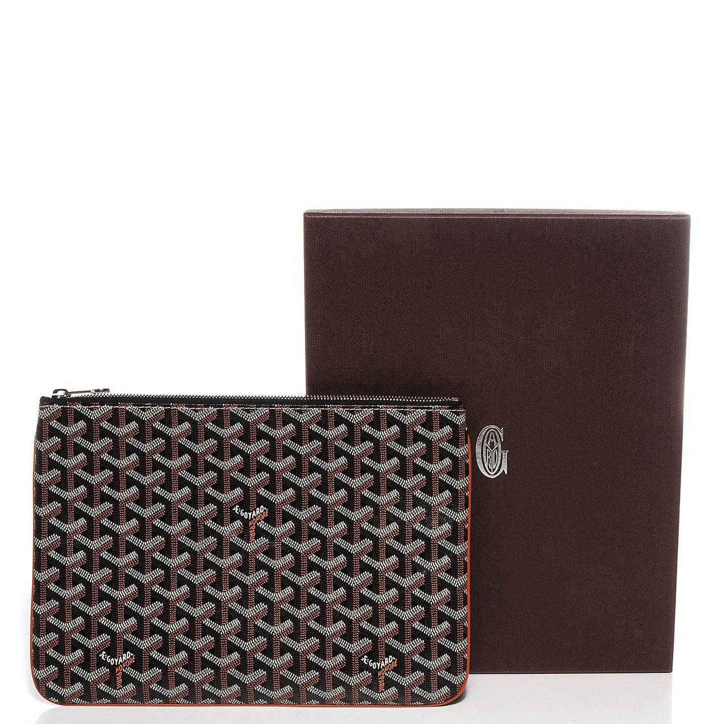 Goyardine Senat Pochette MM Black Gold
