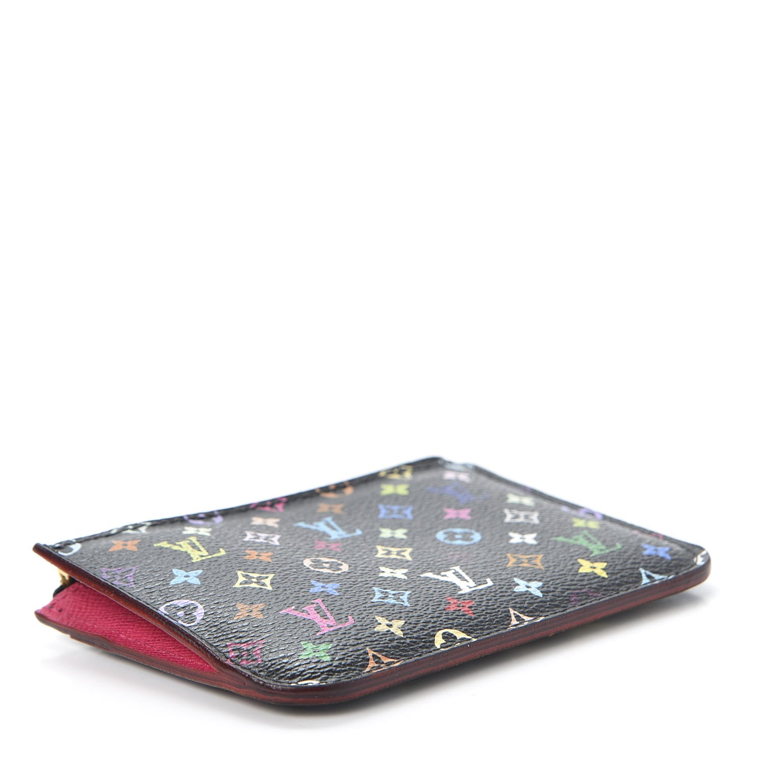 Louis Vuitton Monogram Multicolor Key Pouch Black Grenade 3 of 9
