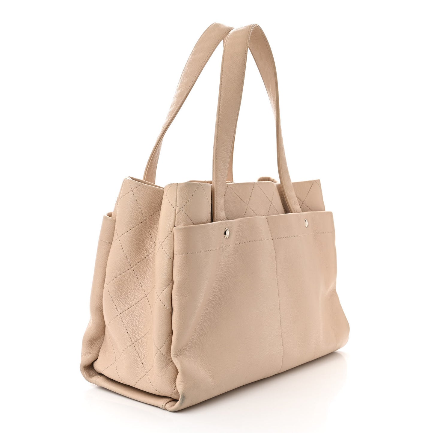 Caviar Executive Cerf Shopper Tote Beige