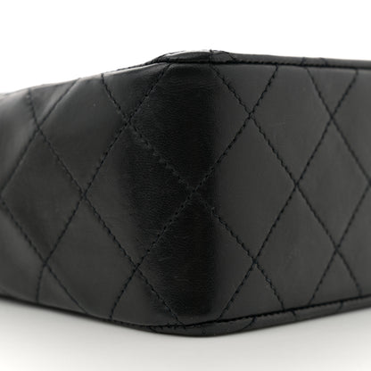 Chanel Lambskin Diamond Stitch Envelope Single Flap Black 8 of 9