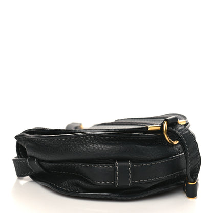 Chloe Calfskin Mini Marcie Round Crossbody Bag Black 4 of 9