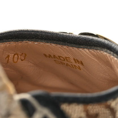 Gucci Monogram Matelasse GG Marmont Ankle Wrap Platform 35/120mm Espadrille Wedges 38.5 Beige Ebony Black Sand Storm 7 of 9