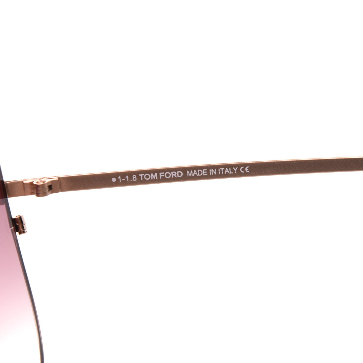Jacquelyn 02 Aviator Sunglasses TF563 Rose Gold