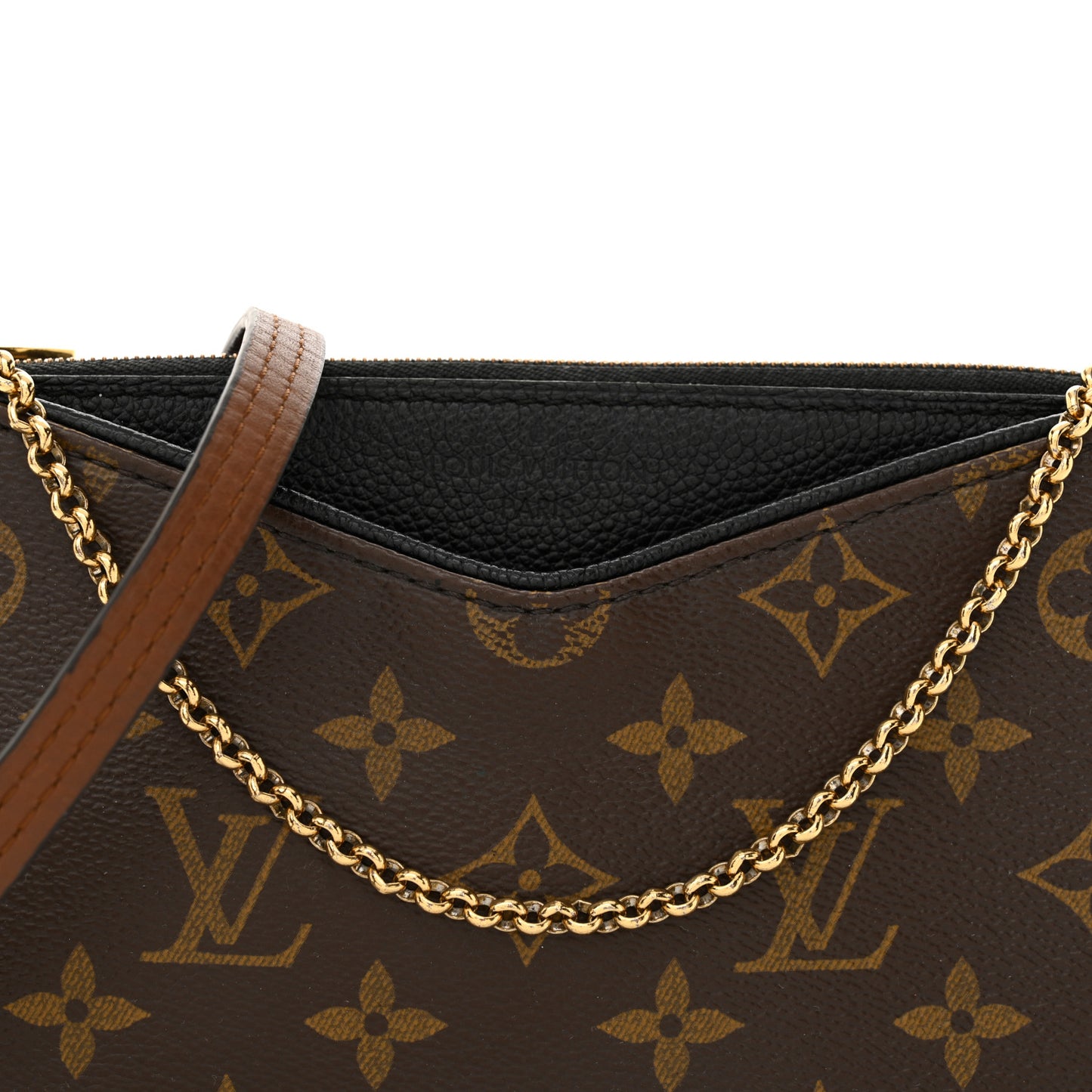 Monogram Pallas Clutch Black