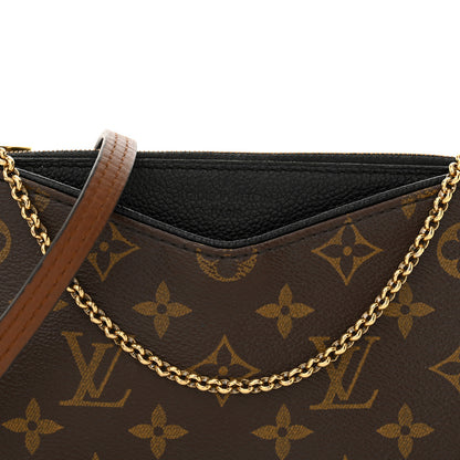 Louis Vuitton Monogram Pallas Clutch Black 7 of 10
