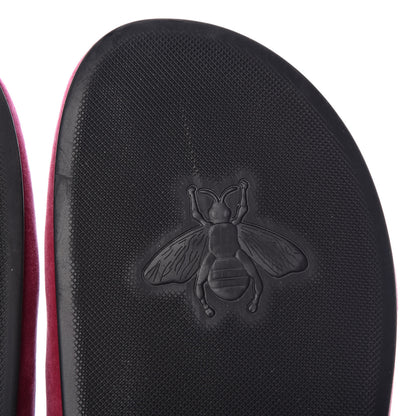 Gucci Softy Velvet Malaga Kid Womens Horsebit River Slippers 37 Light Raspberry Rose 9 of 11