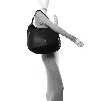 Bottega Veneta Cervo Deerskin Large Hobo Black 2 of 14