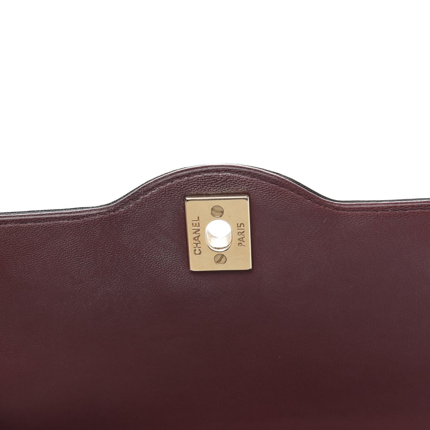 Lambskin Quilted Mini Two Tone Day Flap Burgundy
