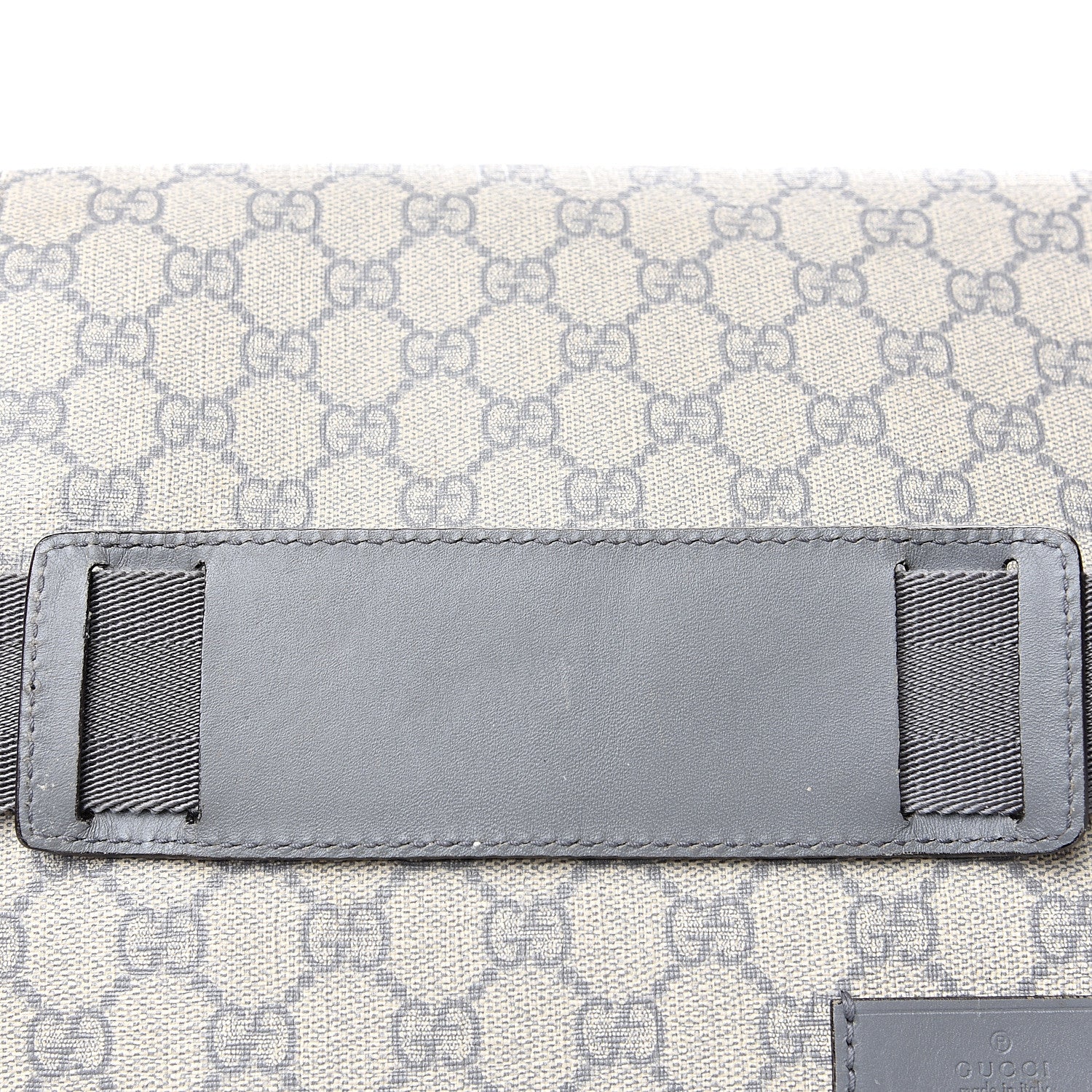 Gucci GG Plus Monogram Messenger Diaper Bag Ecru Grigio 13 of 13
