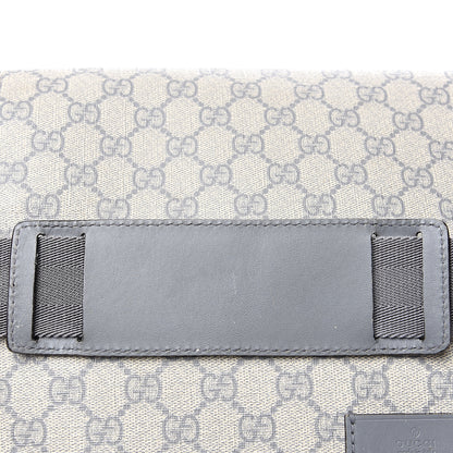 Gucci GG Plus Monogram Messenger Diaper Bag Ecru Grigio 13 of 13