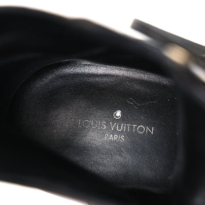 Louis Vuitton Patent Calfskin Monogram Star Trail Ankle Boots 40 Black 9 of 11