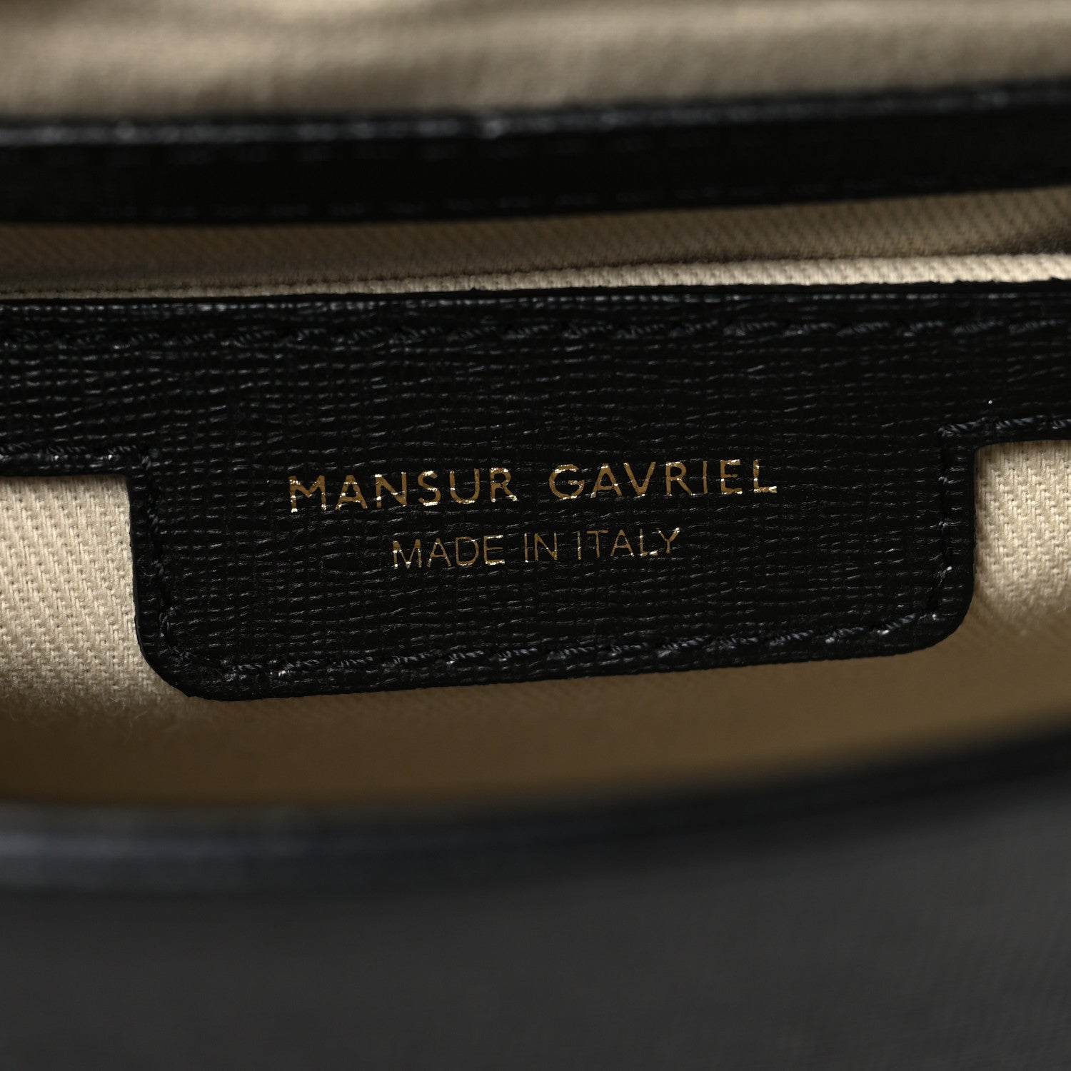 Mansur Gavriel Calfskin Flap Crossbody Bag Black 6 of 9