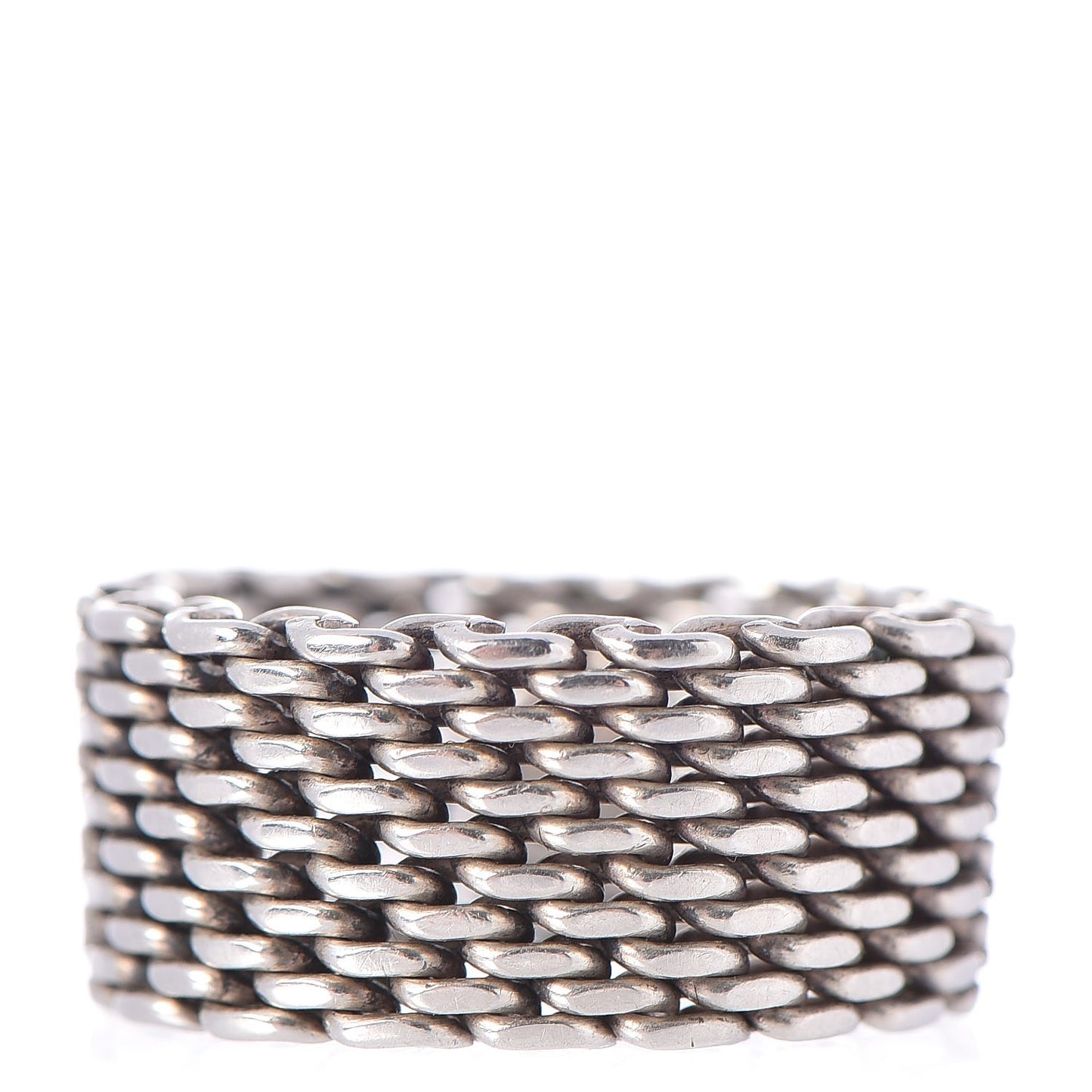 Sterling Silver Somerset Mesh Ring 54 7
