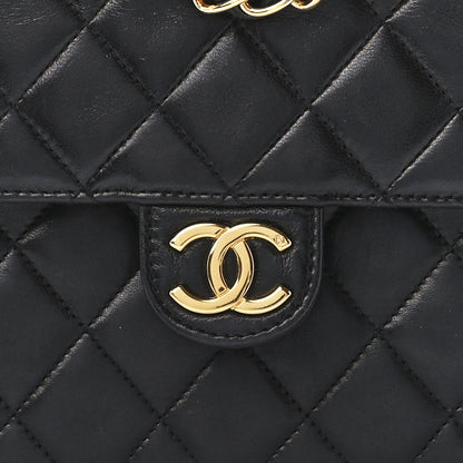 Chanel Lambskin Quilted Small Single Flap Black 9 of 12