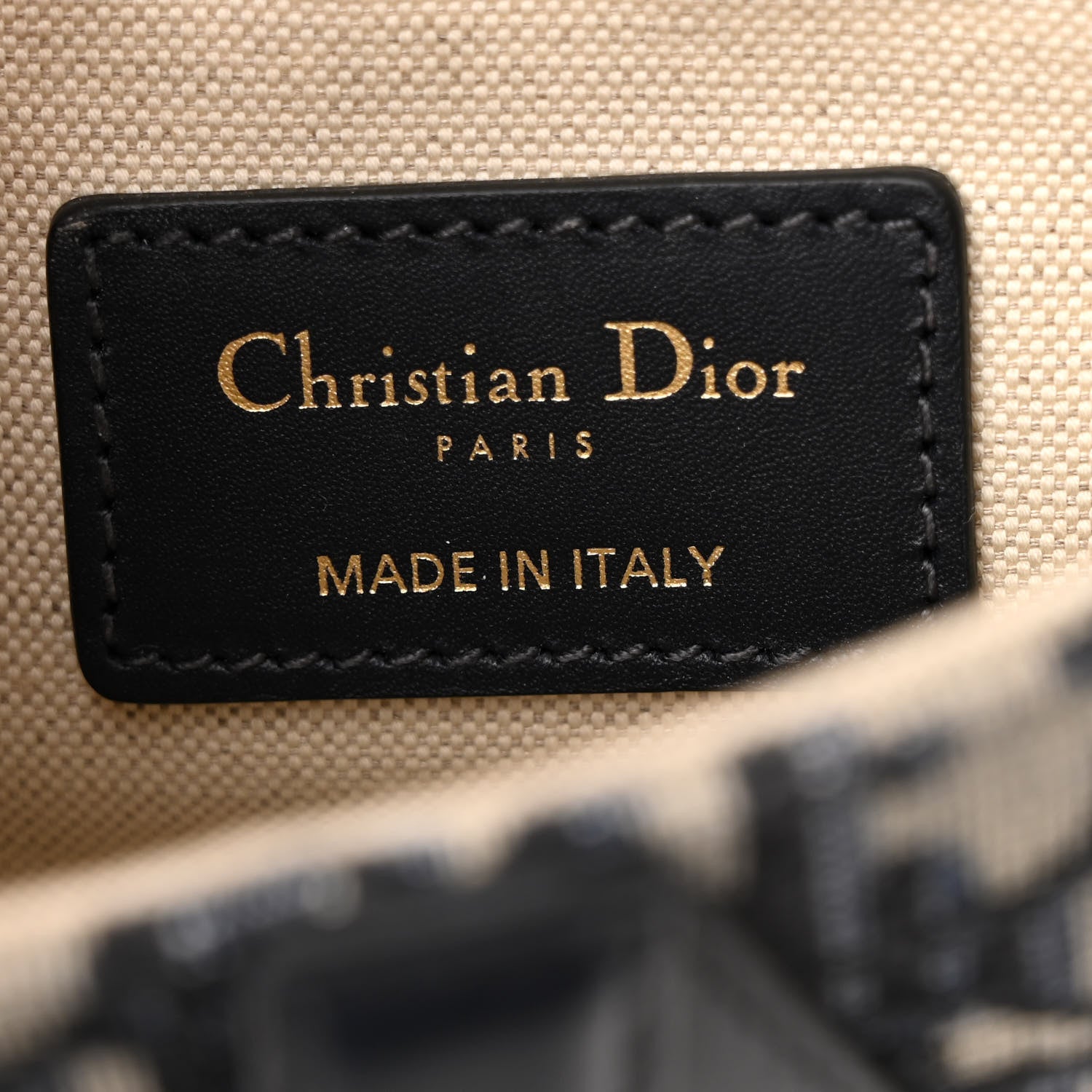 Christian Dior Oblique Mini Saddle Bag Blue 6 of 13