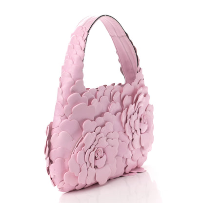 Valentino Garavani Nappa Atelier 03 Rose Edition Small Hobo Pink Borealis 3 of 10