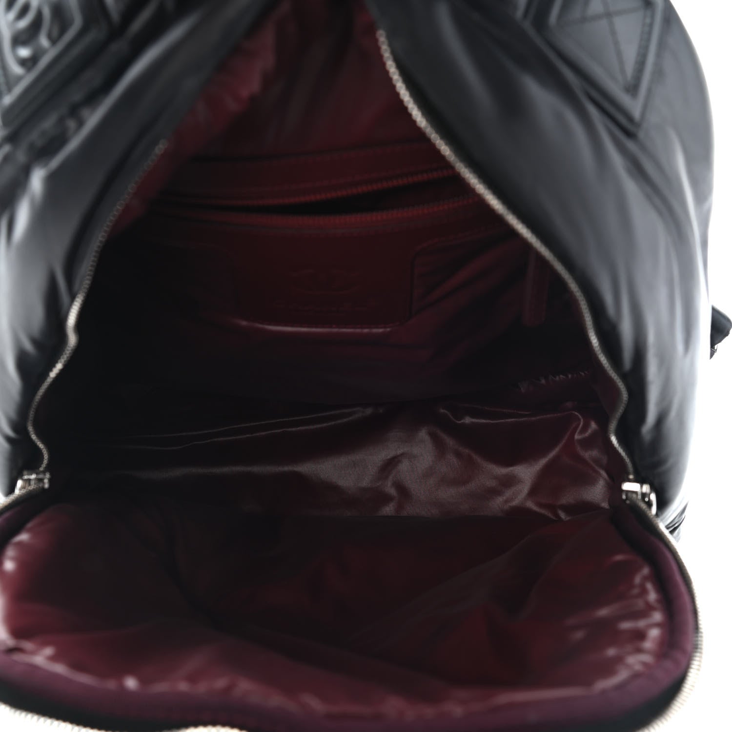 Chanel Nylon Quilted Coco Cocoon Backpack Black 4 of 9