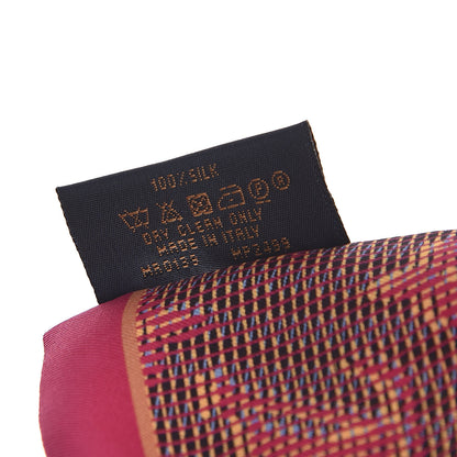 Louis Vuitton Silk Monogram Damier Pop Print Bandeau Pink 5 of 5