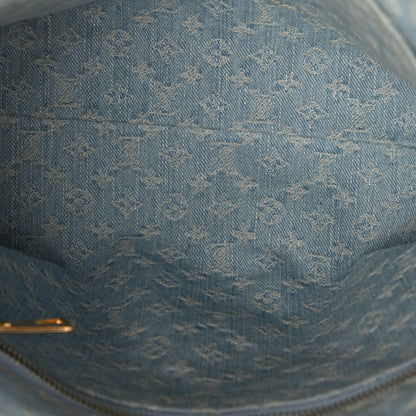 Louis Vuitton Monogram Denim CarryAll PM Sky Blue 5 of 10