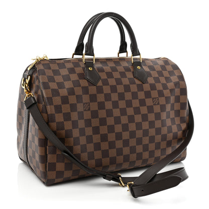 Louis Vuitton Damier Ebene Speedy Bandouliere 35 3 of 16