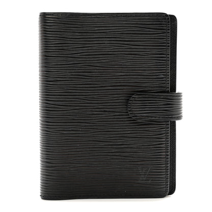 Louis Vuitton LOUIS VUITTON Epi Small Ring Agenda Cover Black 1 of 10