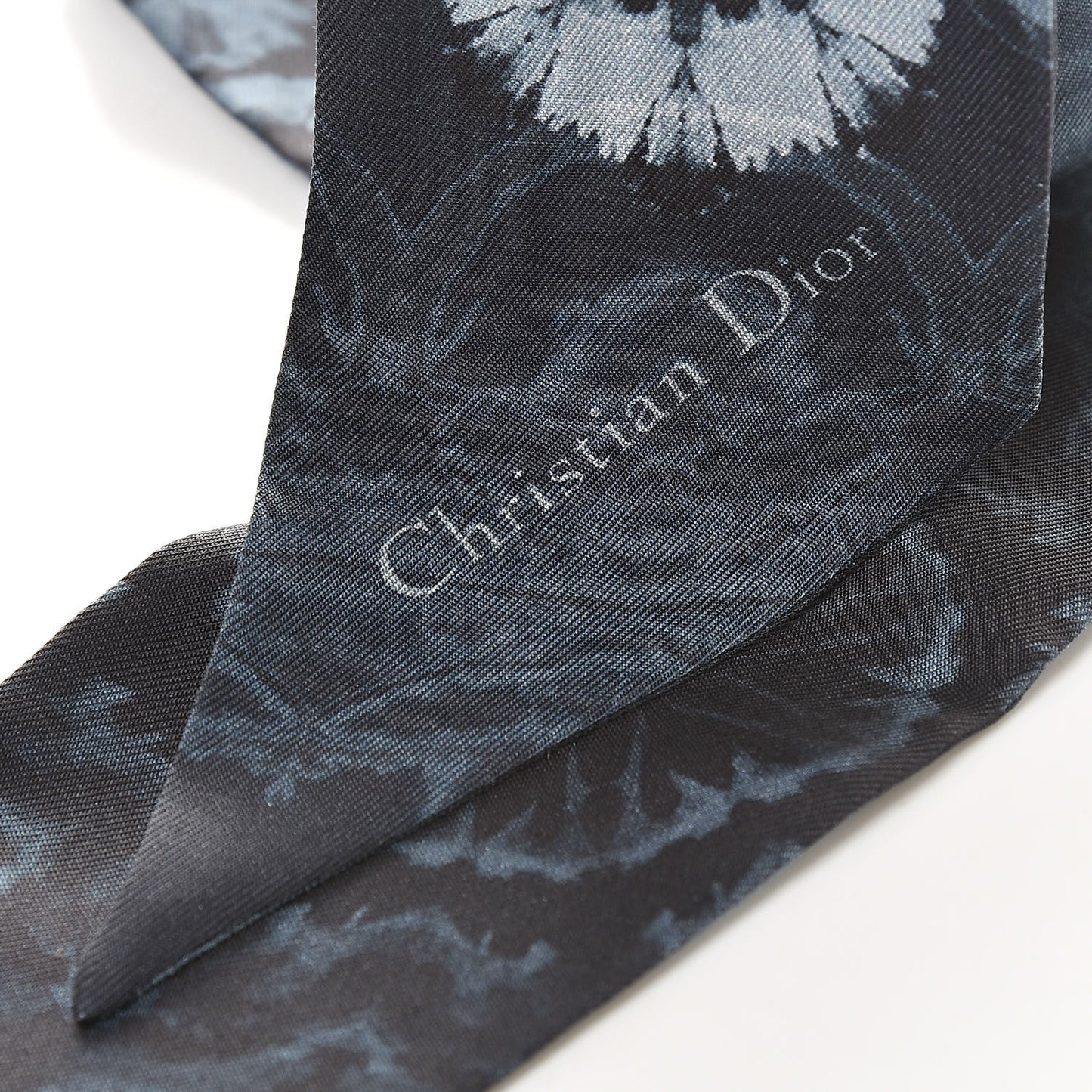 Silk KaleiDioroscopic Mitzah Scarf Blue
