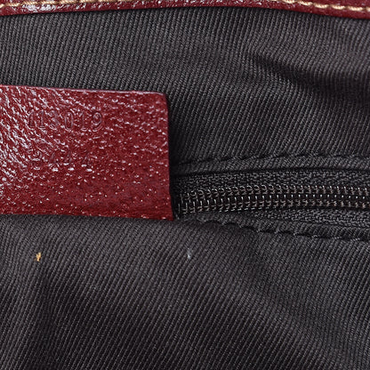 Gucci Monogram Medium Tote Red 7 of 11