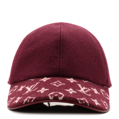 Louis Vuitton Wool Silk Monogram Endless Cap L Bordeaux 3 of 8