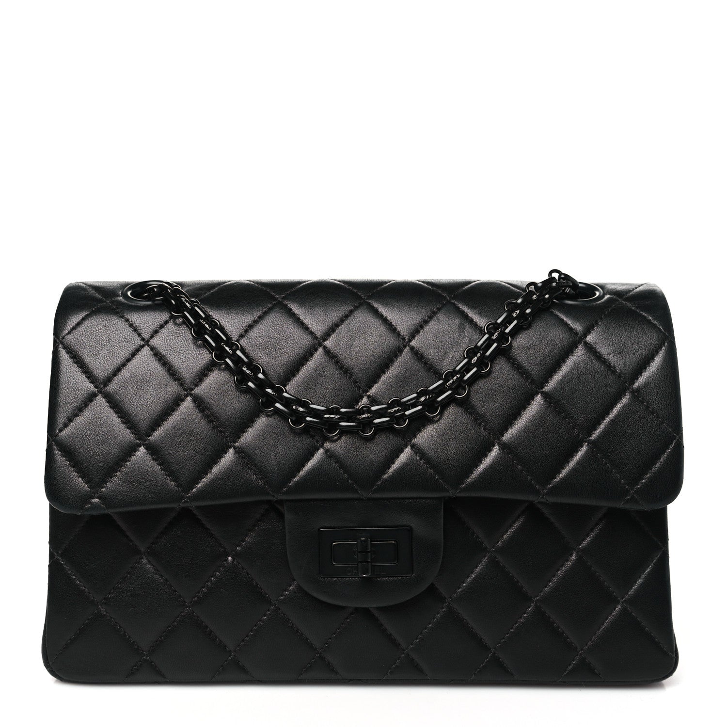 Chanel Lambskin Quilted 2.55 Reissue 225 Flap So Black 1 of 10