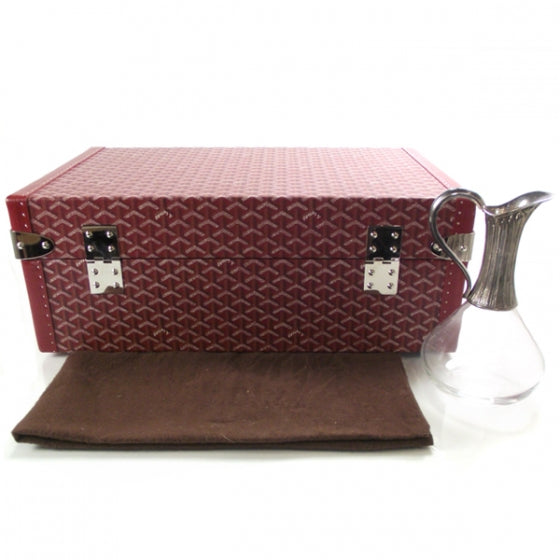 Custom Wine Degustation Travel Case Red