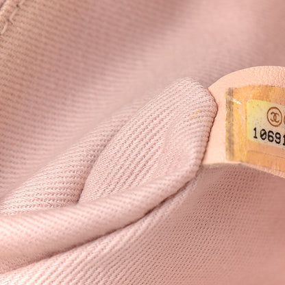 Chanel Fabric Patchwork Medium Flap Bag Pink 7 of 13