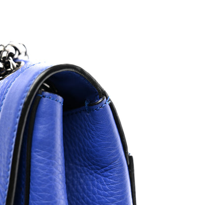 Christian Louboutin Calfskin Small Sweet Charity Shoulder Bag Blue 10 of 11