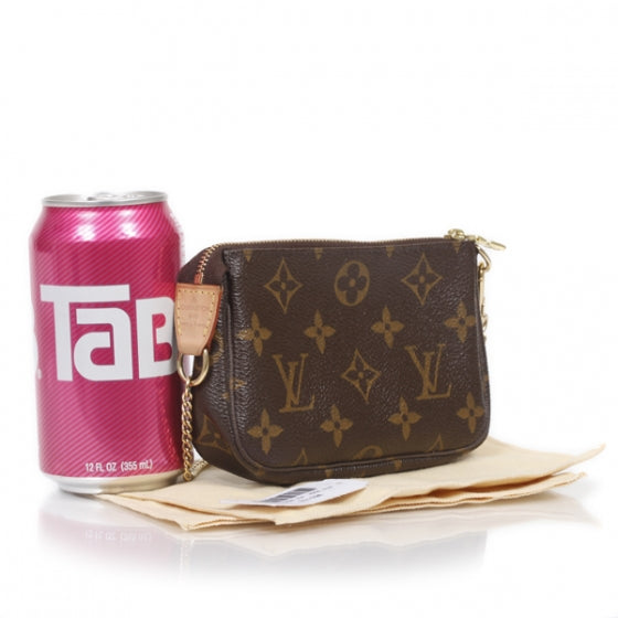 Monogram Complice Trunks and Bags Mini Pochette Accessories Beige