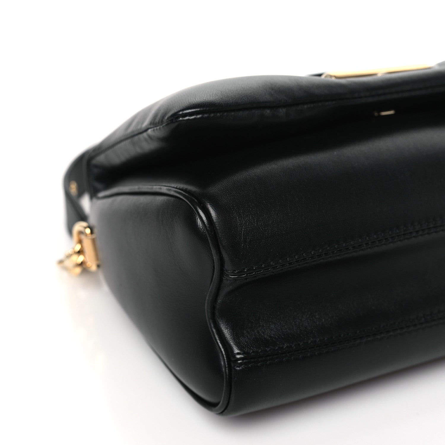 Louis Vuitton Shiny Lambskin Twist MM Black 7 of 8