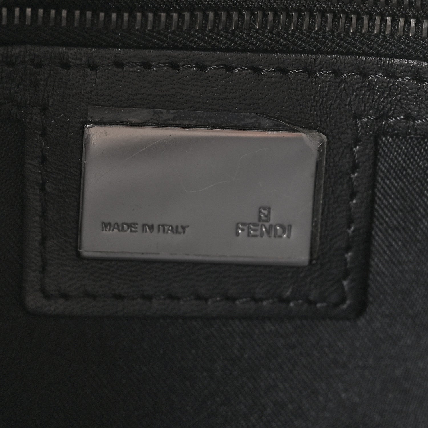 Fendi Nylon Zucca Baguette Black 6 of 10