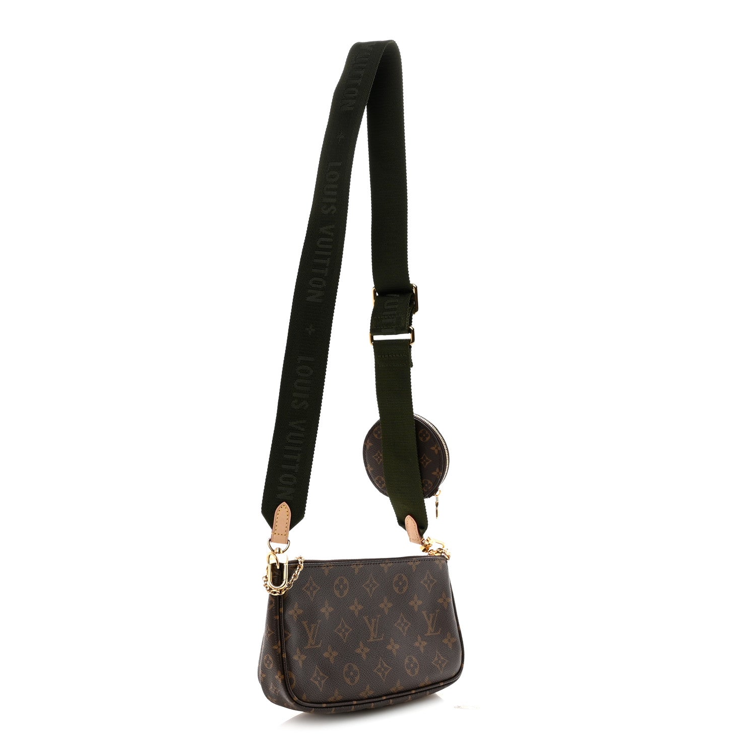 Louis Vuitton Monogram Multi Pochette Accessories Kaki 1827236