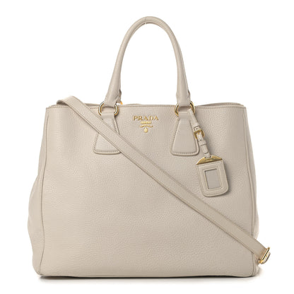 Prada Vitello Daino Tote Talco 1 of 14