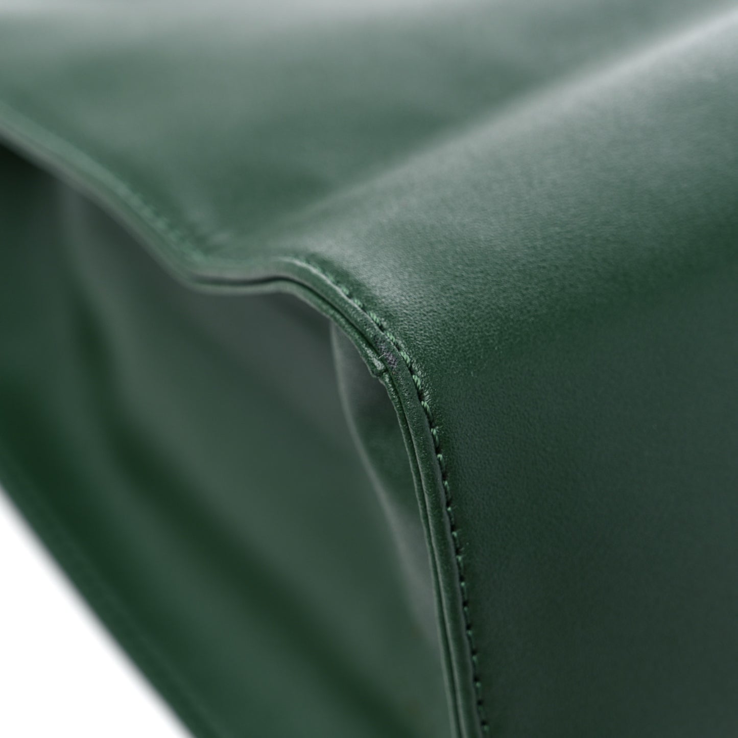 Vegan Leather Medium Shopping Bag Dark Olive